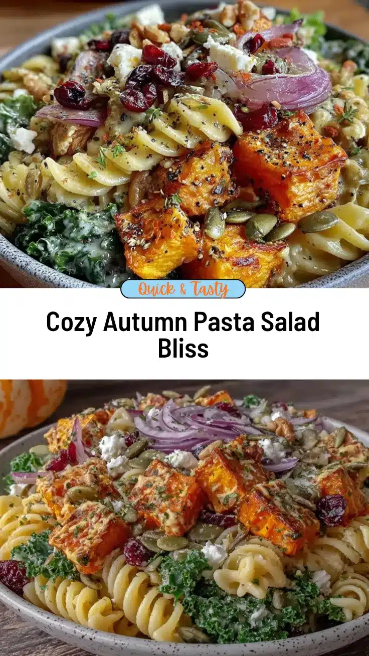 autumn harvest pasta salad recipe