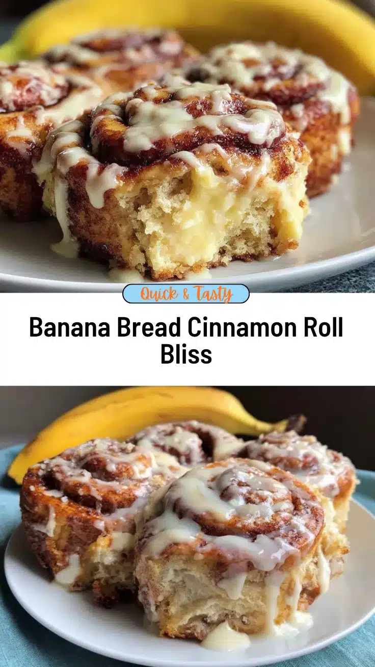 banana bread cinnamon rolls recipe