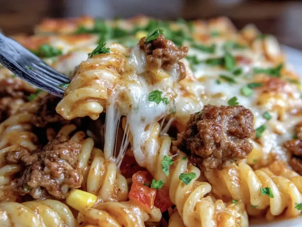 cheddar ranch beef bake - featured image