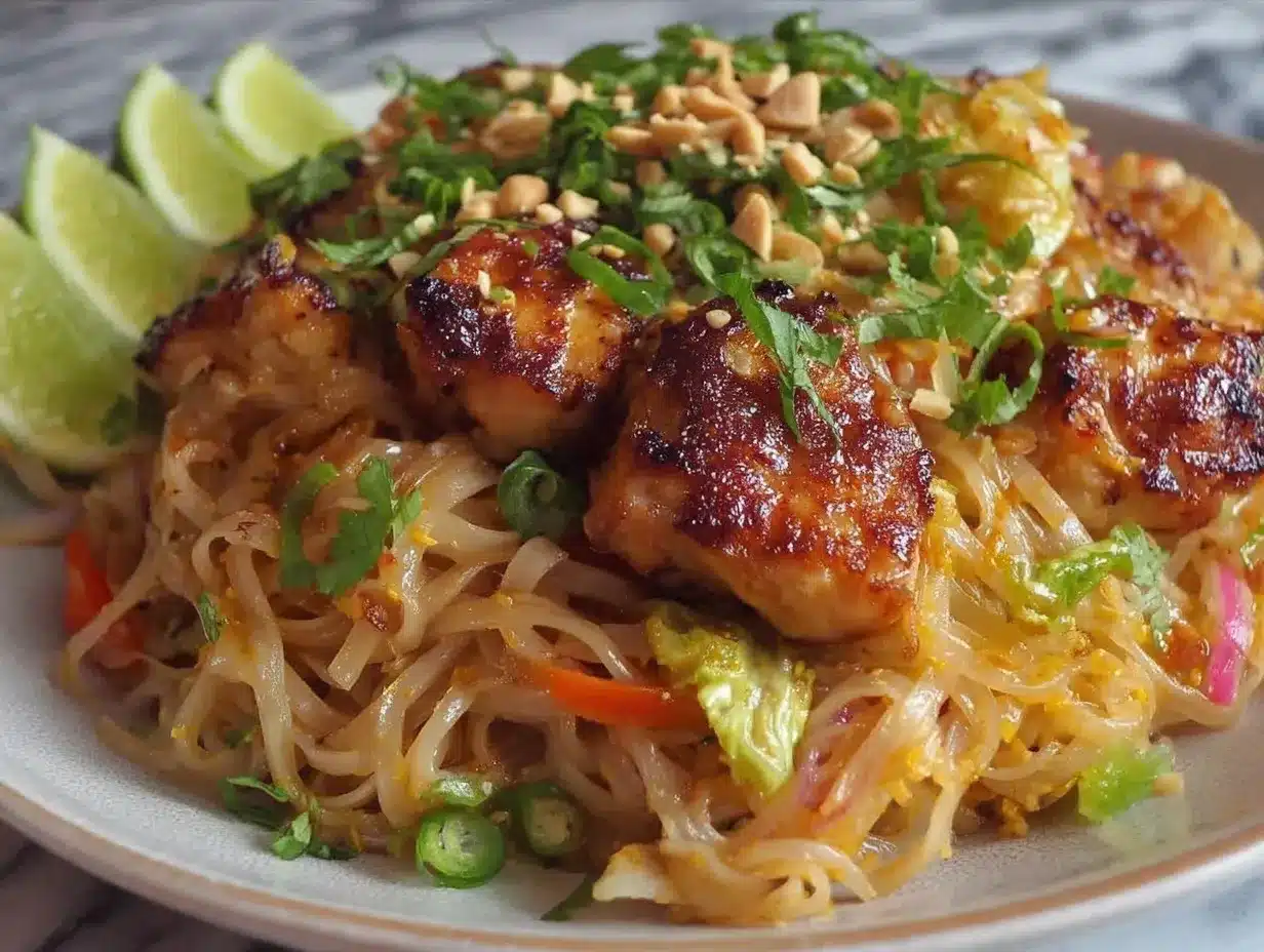 Chicken Pad Thai preparation steps