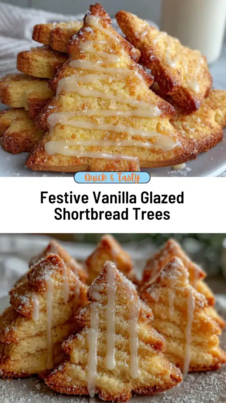 Christmas tree shortbread cookies recipe