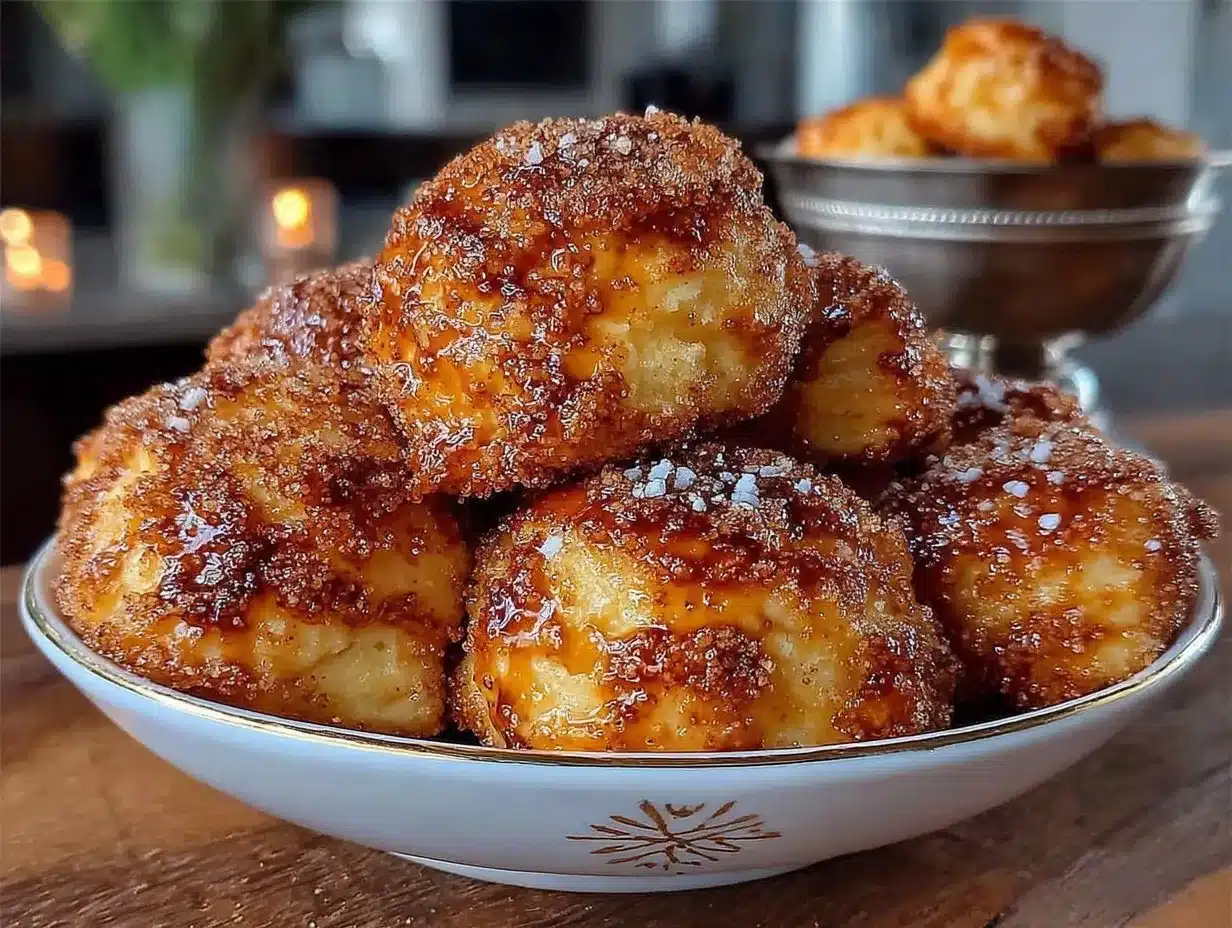 cinnamon sugar biscuit bites preparation steps