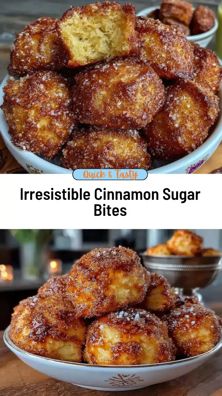 cinnamon sugar biscuit bites recipe