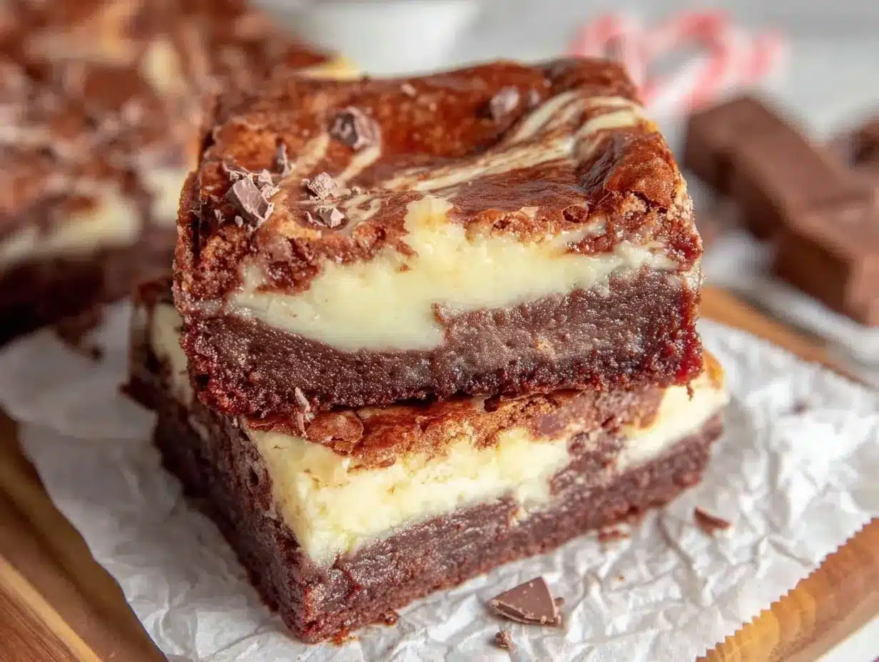 cream cheese brownies preparation steps