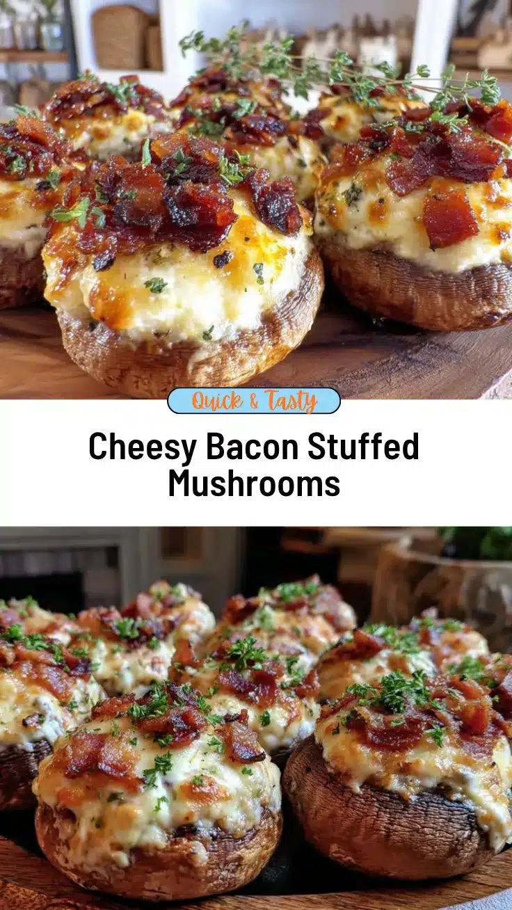 cream cheese stuffed mushrooms recipe