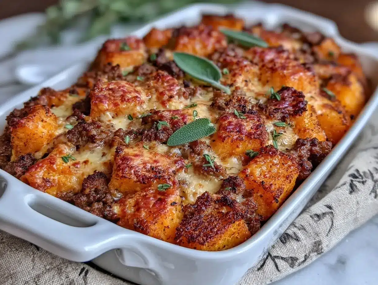 creamy butternut squash casserole preparation steps