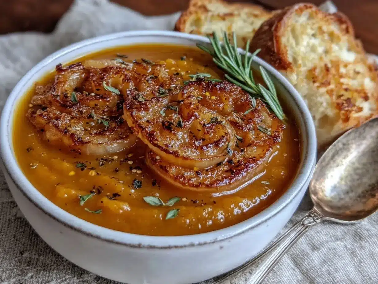creamy butternut squash soup preparation steps