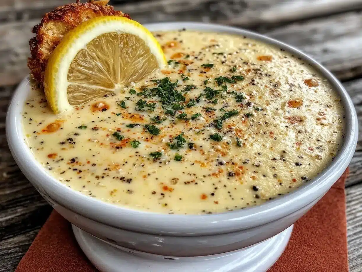Creamy Greek Lemon Egg Soup preparation steps