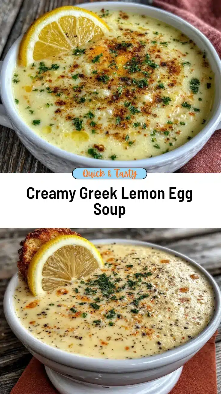 Creamy Greek Lemon Egg Soup recipe