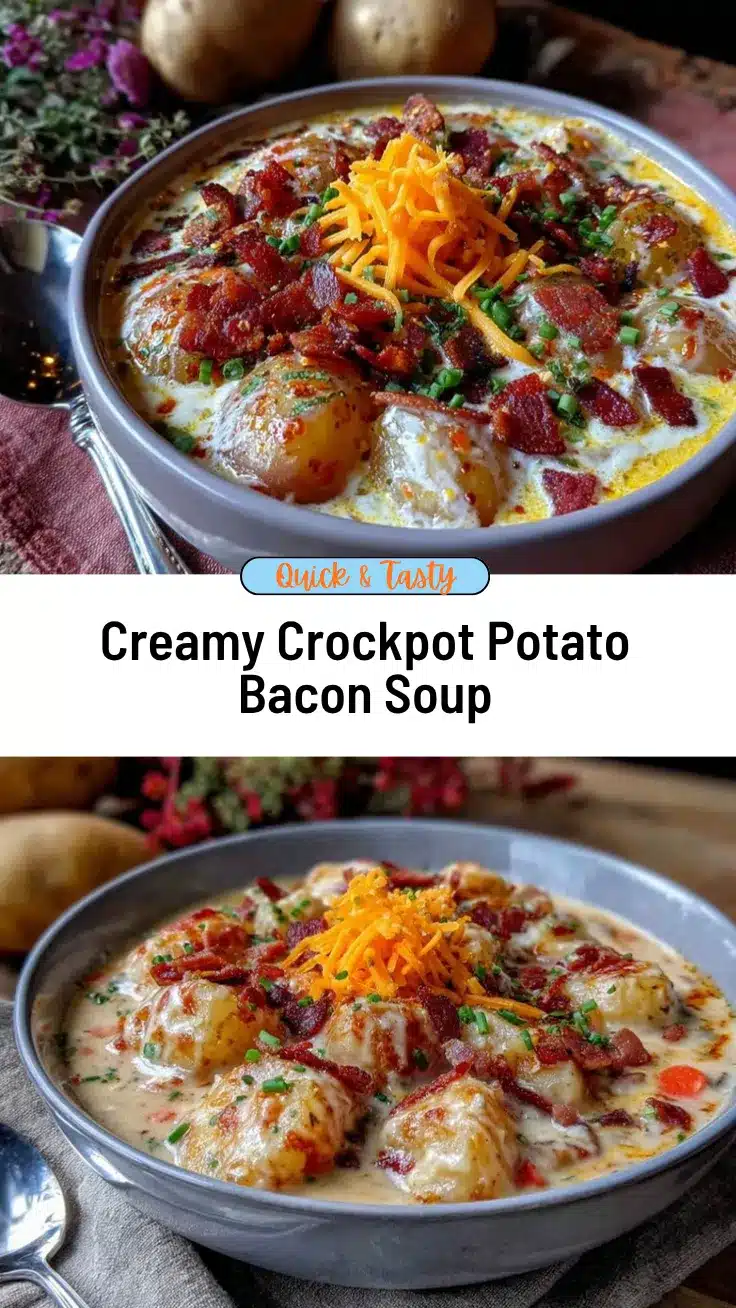creamy potato bacon soup recipe