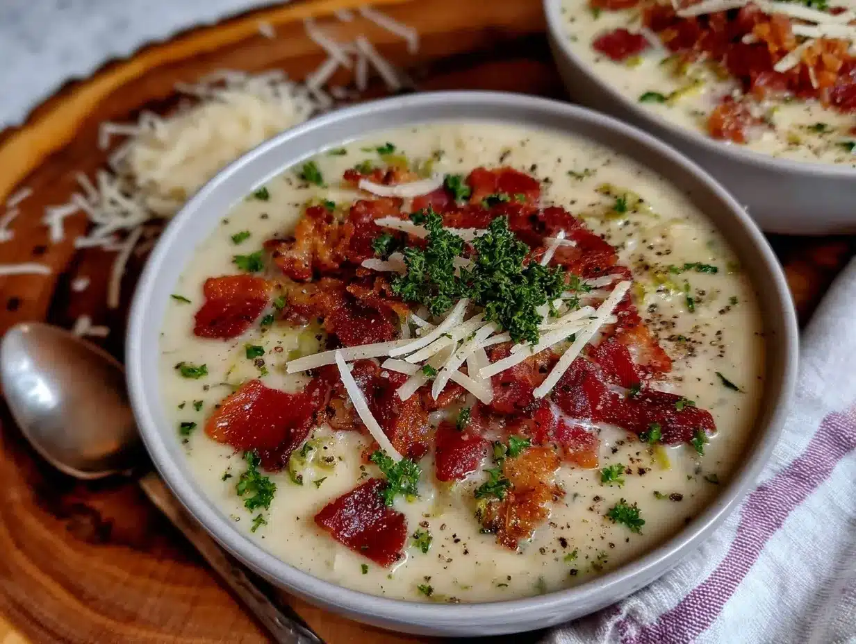 creamy zucchini potato soup preparation steps