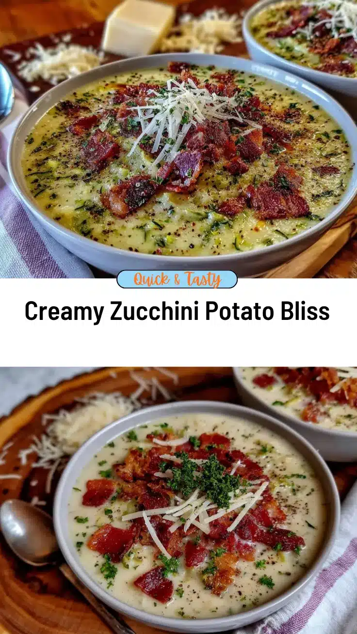 creamy zucchini potato soup recipe