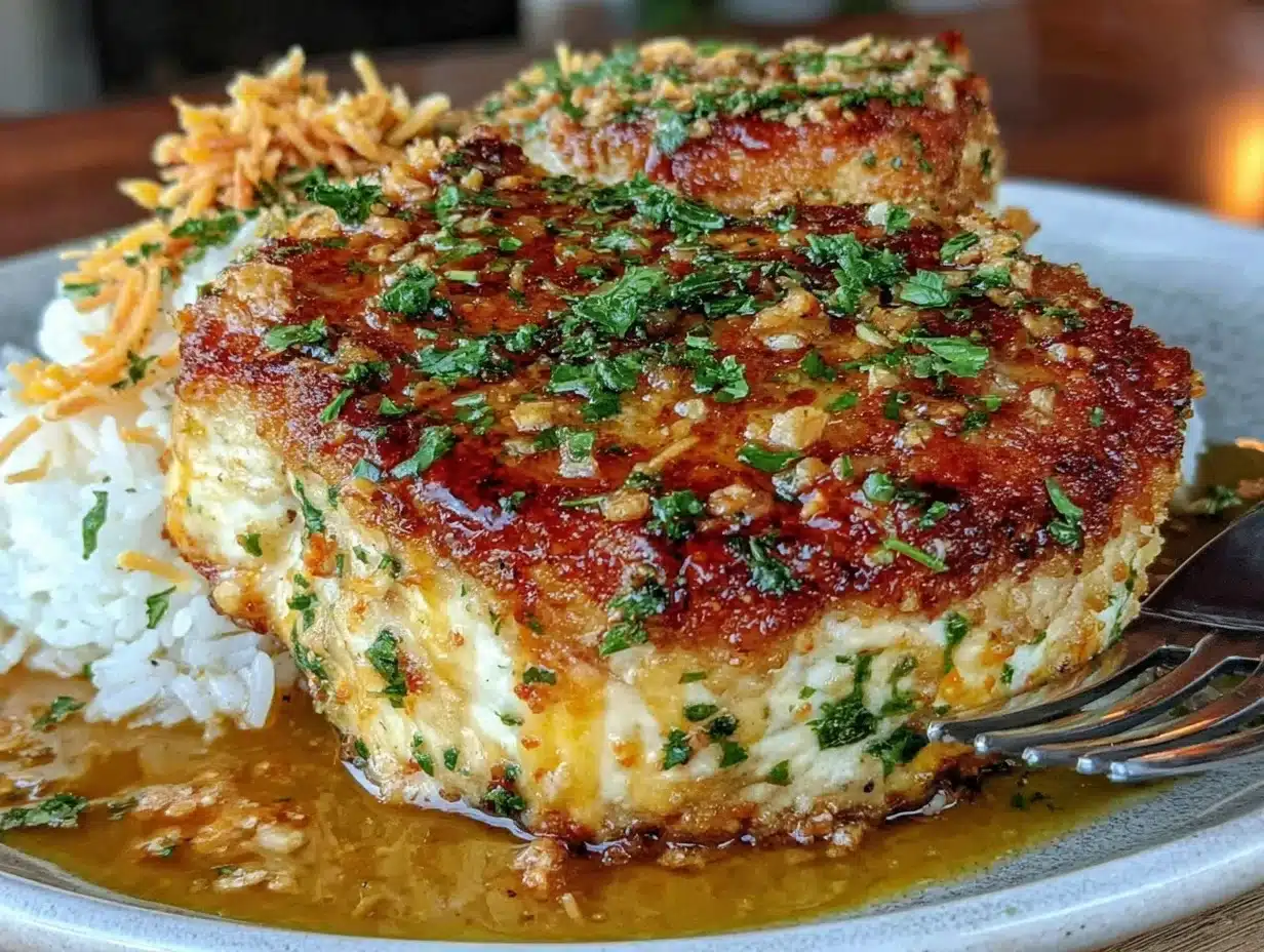 crispy cheddar ranch pork chops - featured image