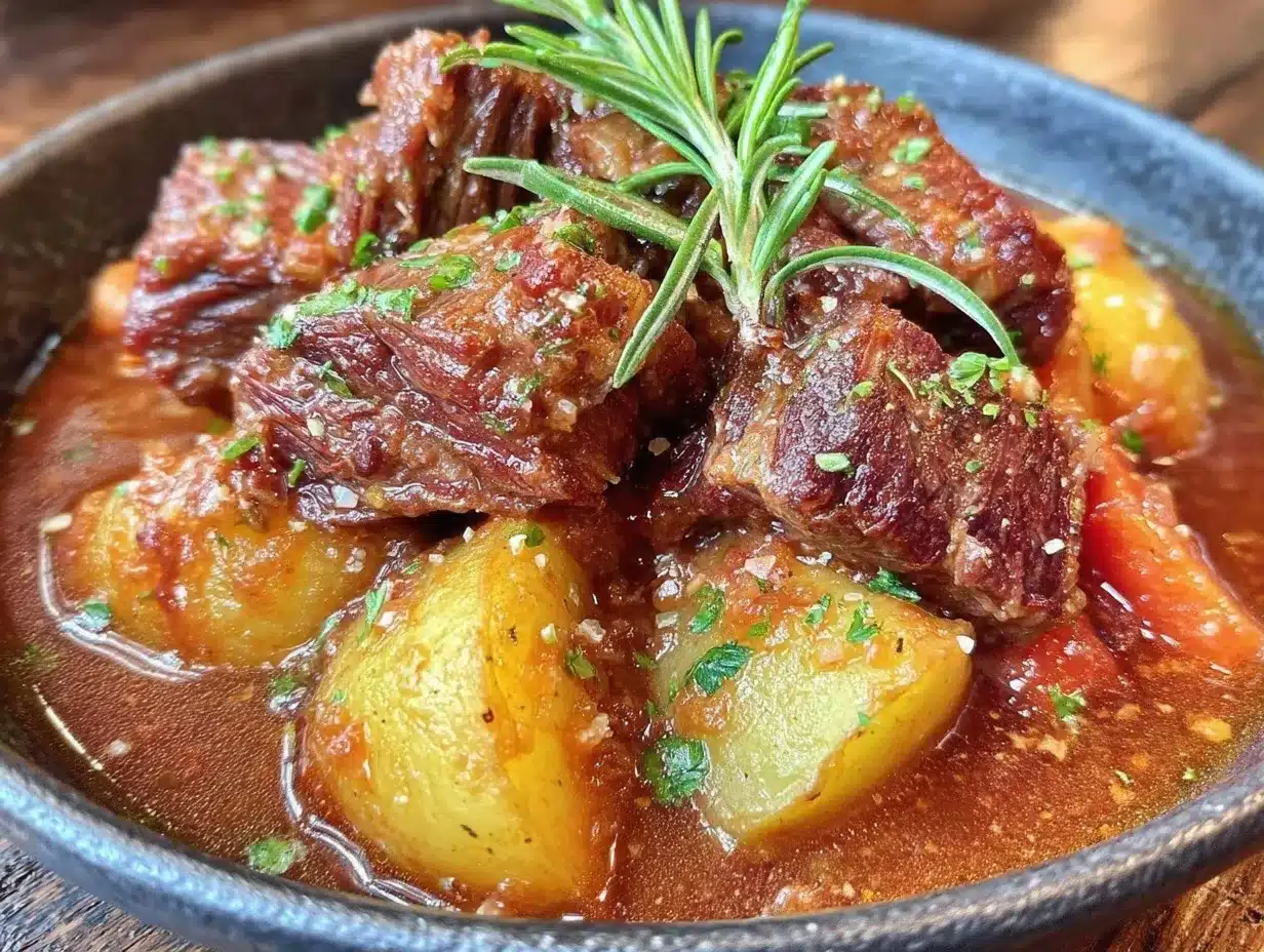 Crock Pot Beef Stew preparation steps