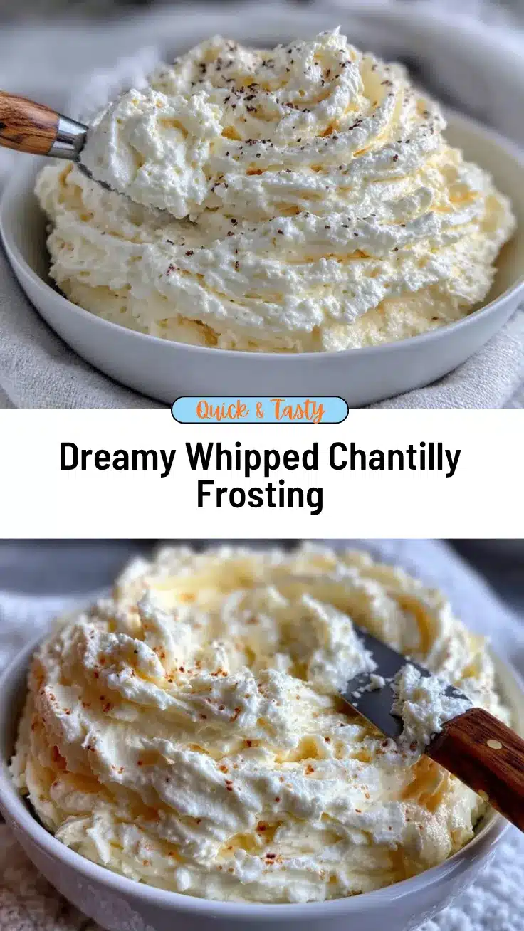 fluffy chantilly frosting recipe