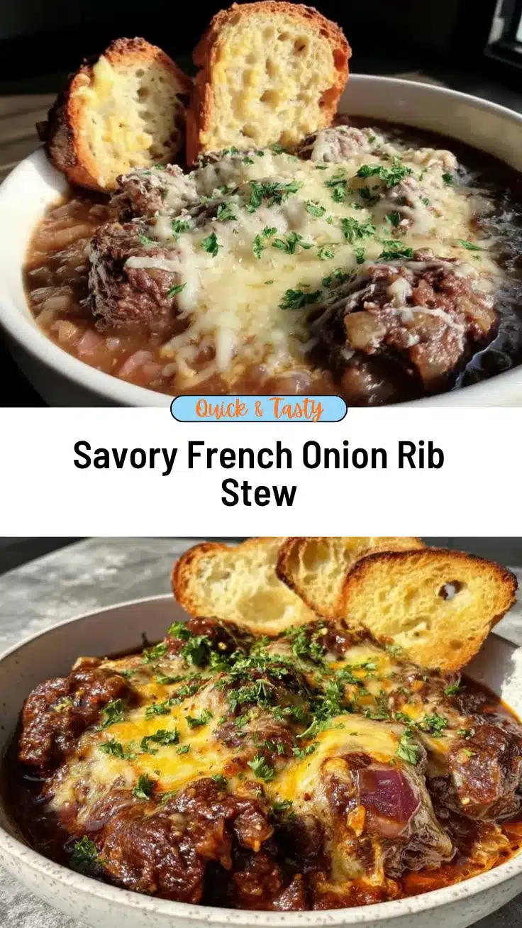 French Onion Short Rib Stew recipe