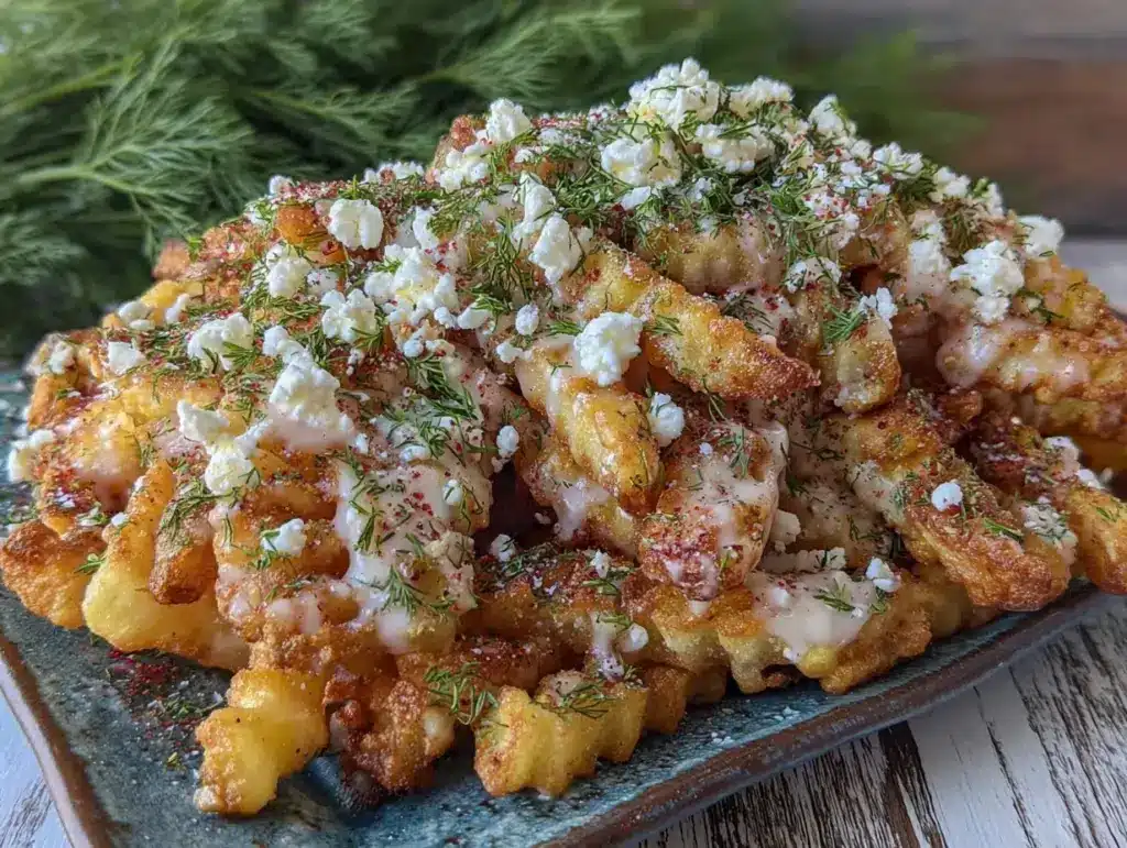 Greek feta fries - featured image