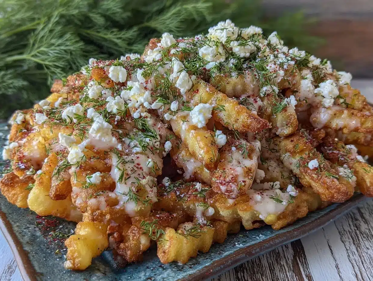Greek feta fries - featured image