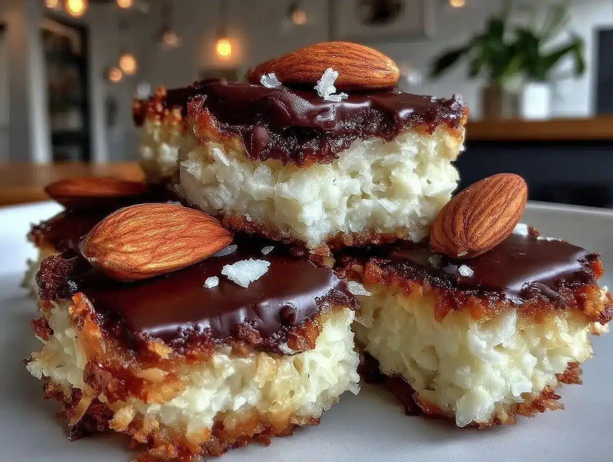 Healthy Almond Joys preparation steps