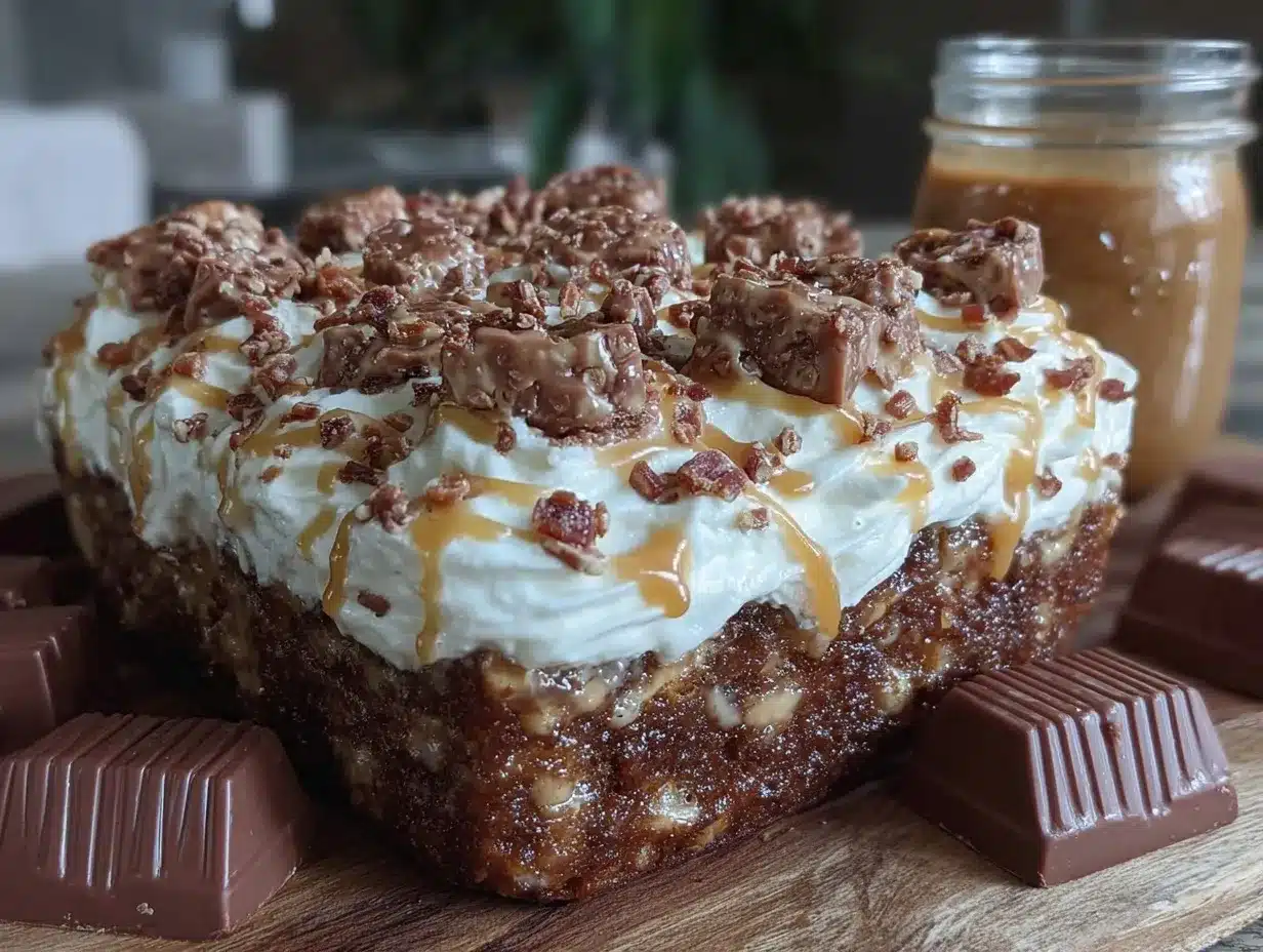 Heath Bar Poke Cake preparation steps