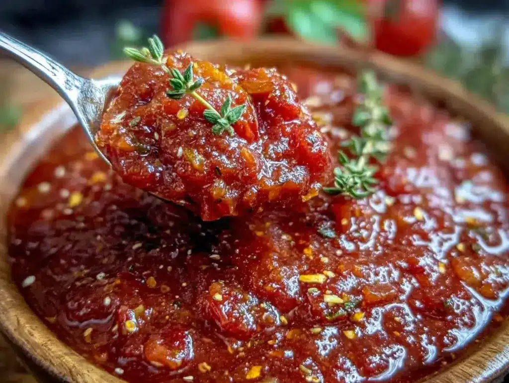 homemade pizza sauce - featured image