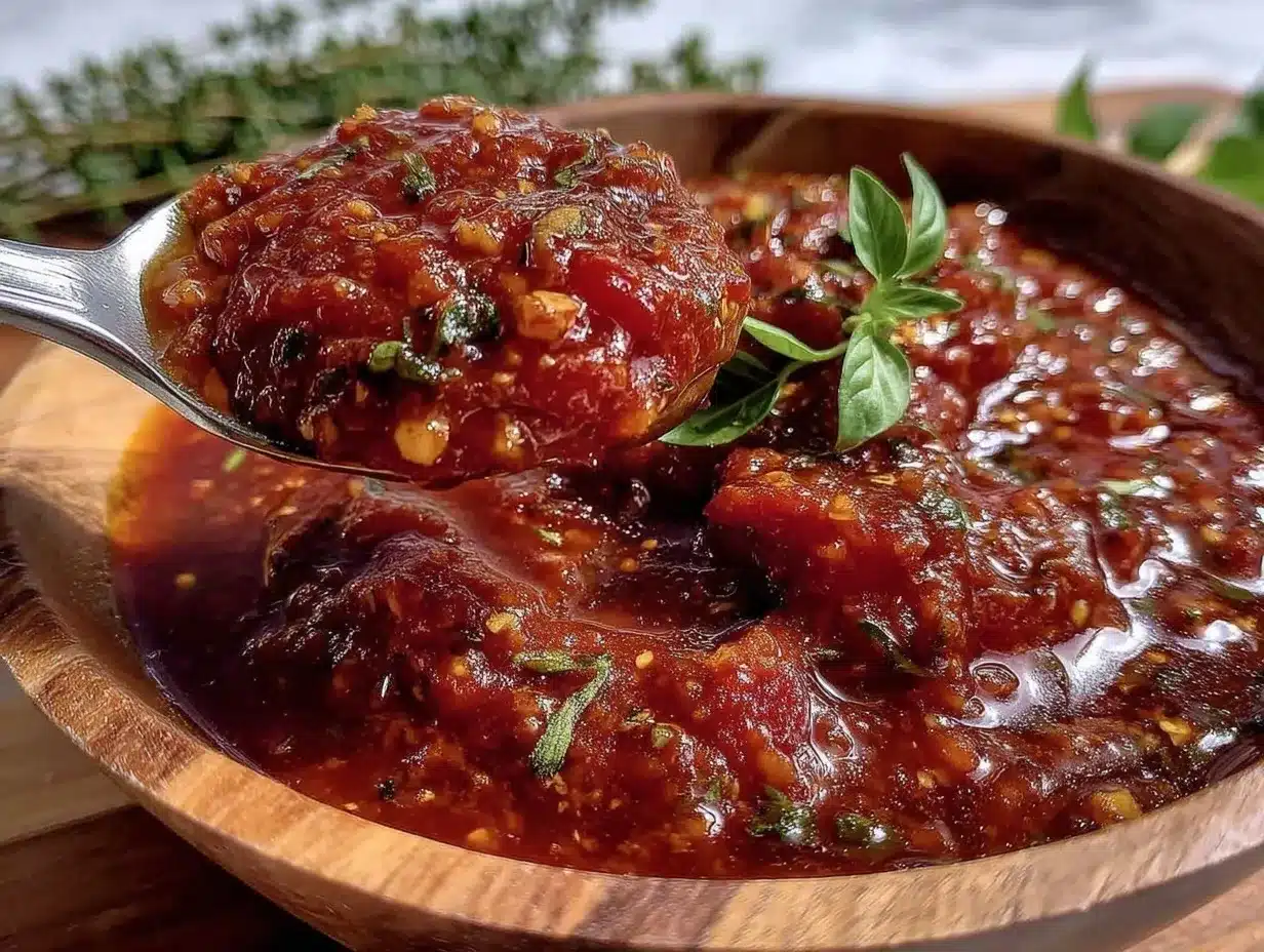 homemade pizza sauce preparation steps