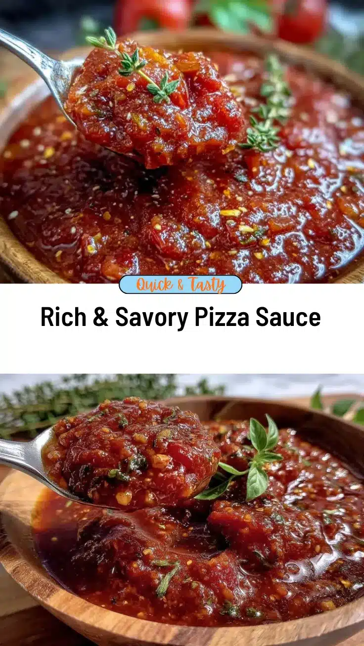 homemade pizza sauce recipe