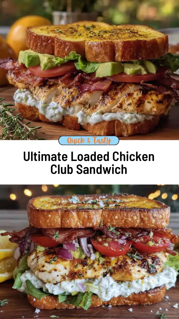 loaded chicken club sandwich recipe