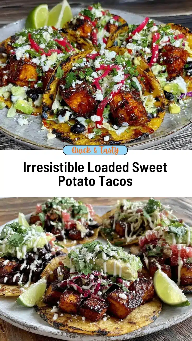 Loaded Southwest Sweet Potato Tacos recipe