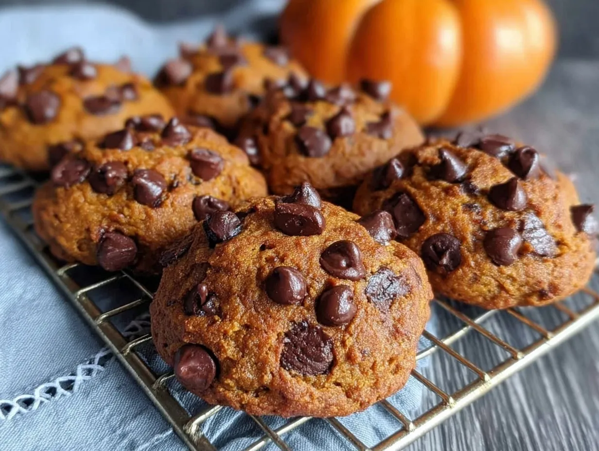 pumpkin chip cookies preparation steps