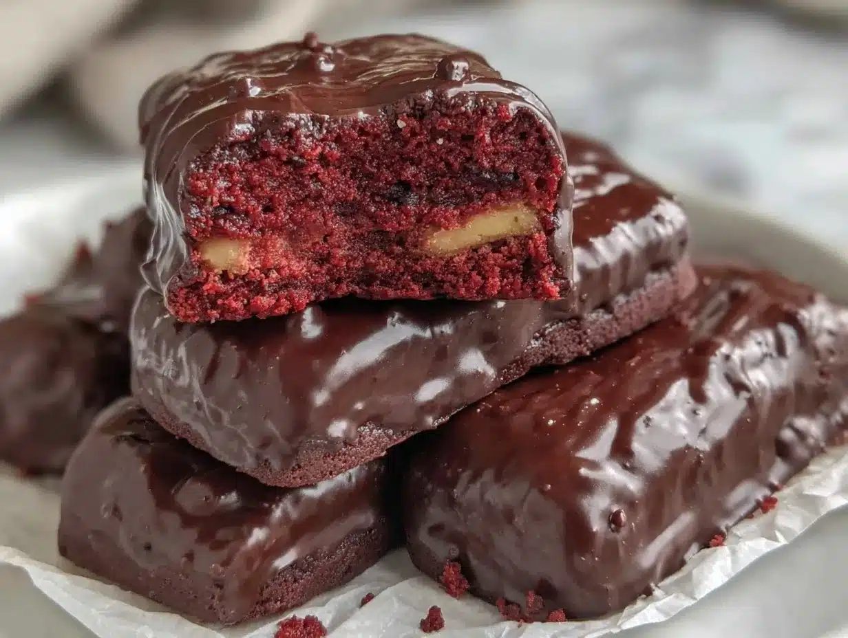red velvet protein bars preparation steps