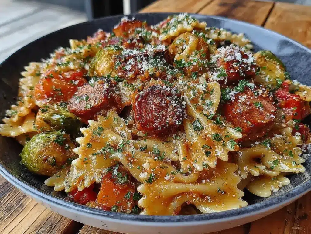 sausage pasta - featured image