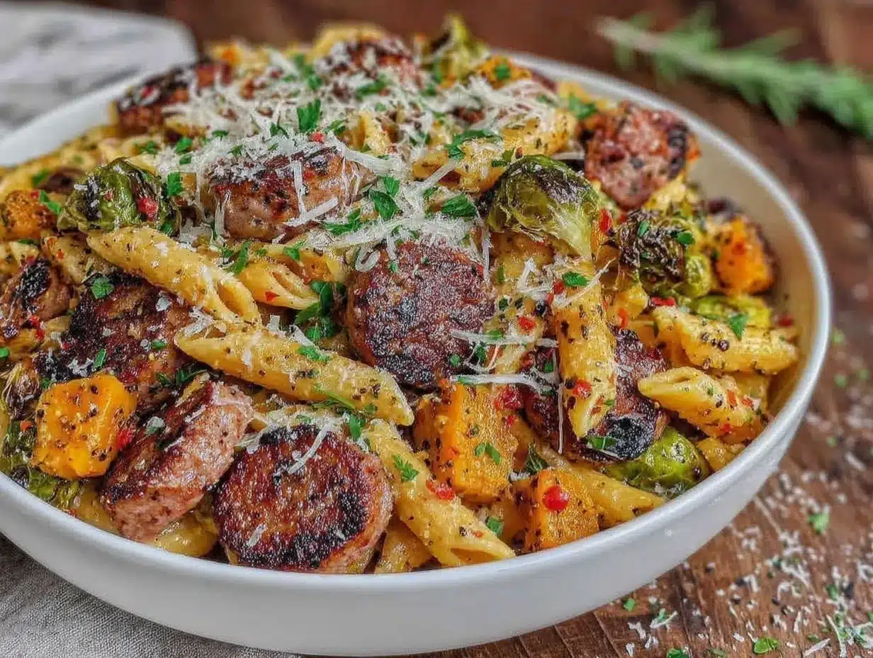 sausage pasta preparation steps