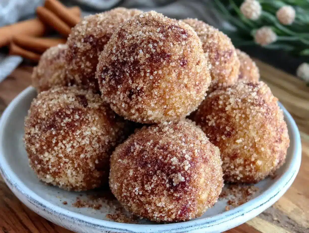 snickerdoodle energy balls preparation steps