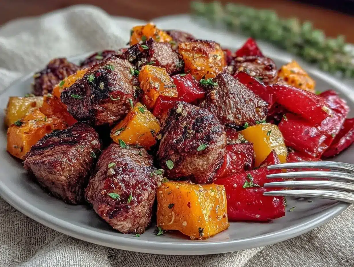 steak bites recipe - featured image