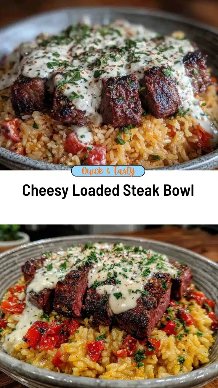 steak queso bowl recipe