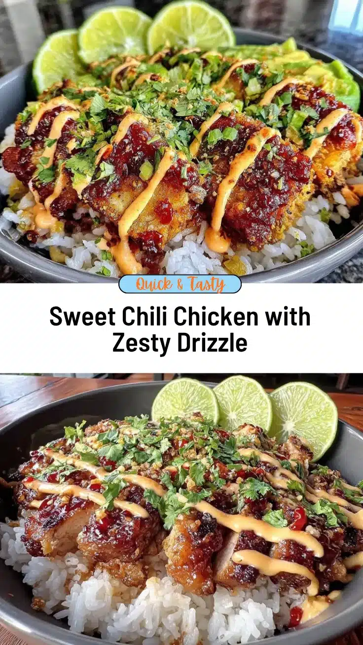 sweet chili chicken bowl recipe