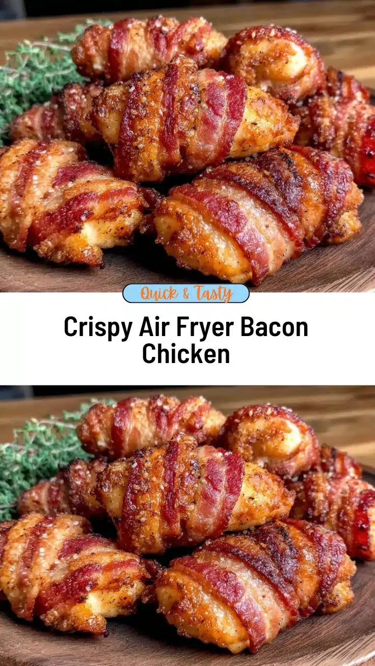 air fryer bacon-wrapped chicken tenders recipe