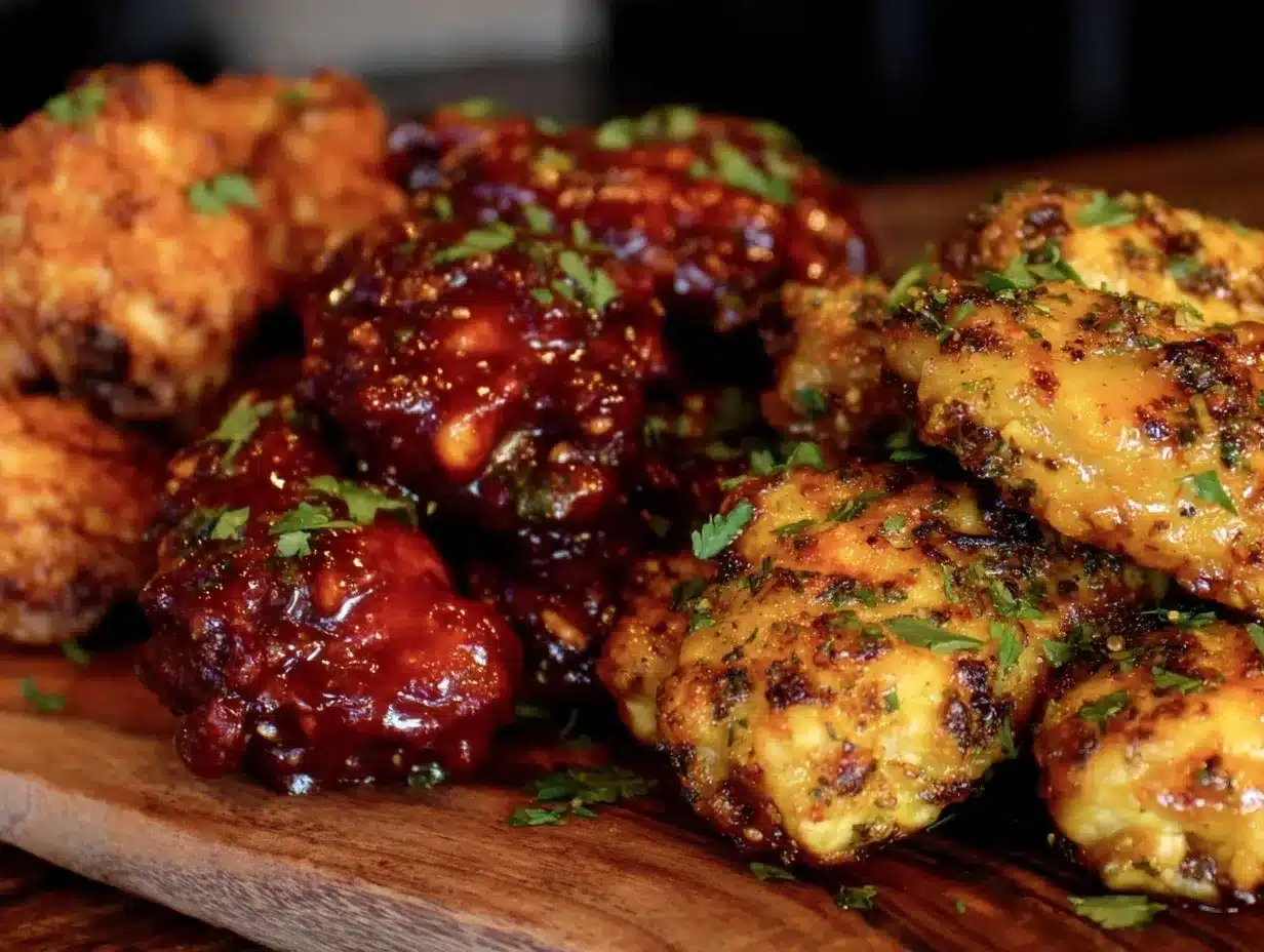 air fryer crispy chicken wings preparation steps
