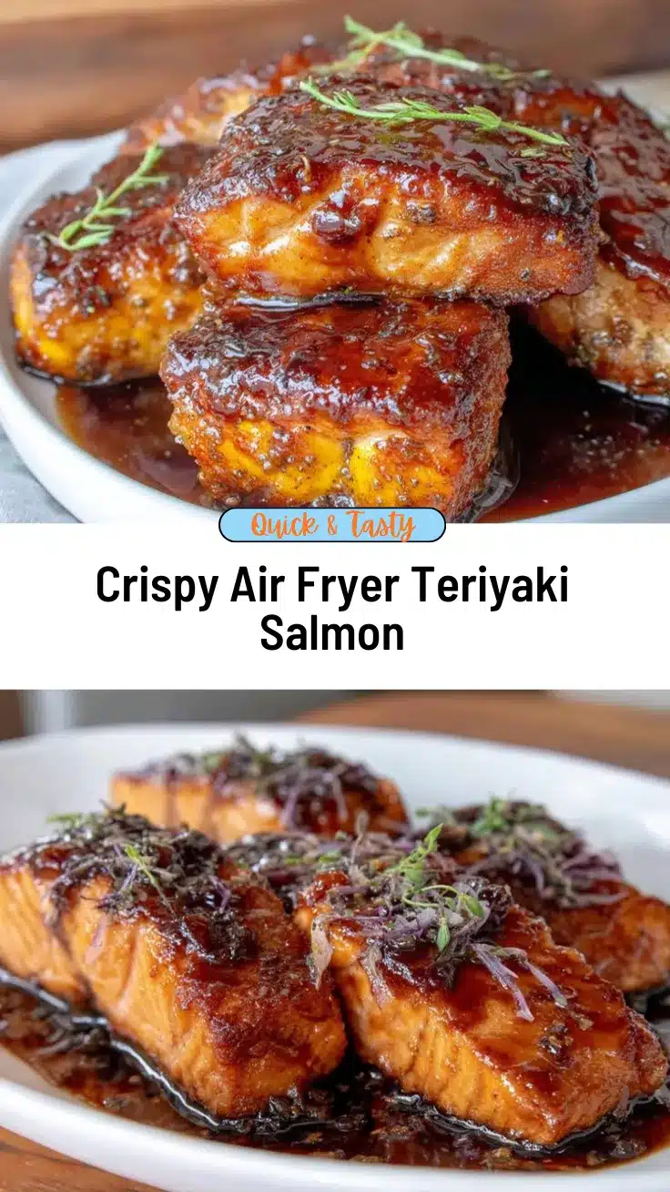 air fryer salmon with teriyaki glaze recipe