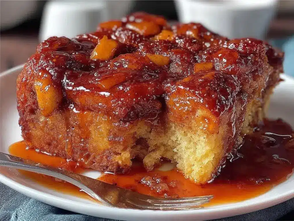 apple fritter cake recipe - featured image