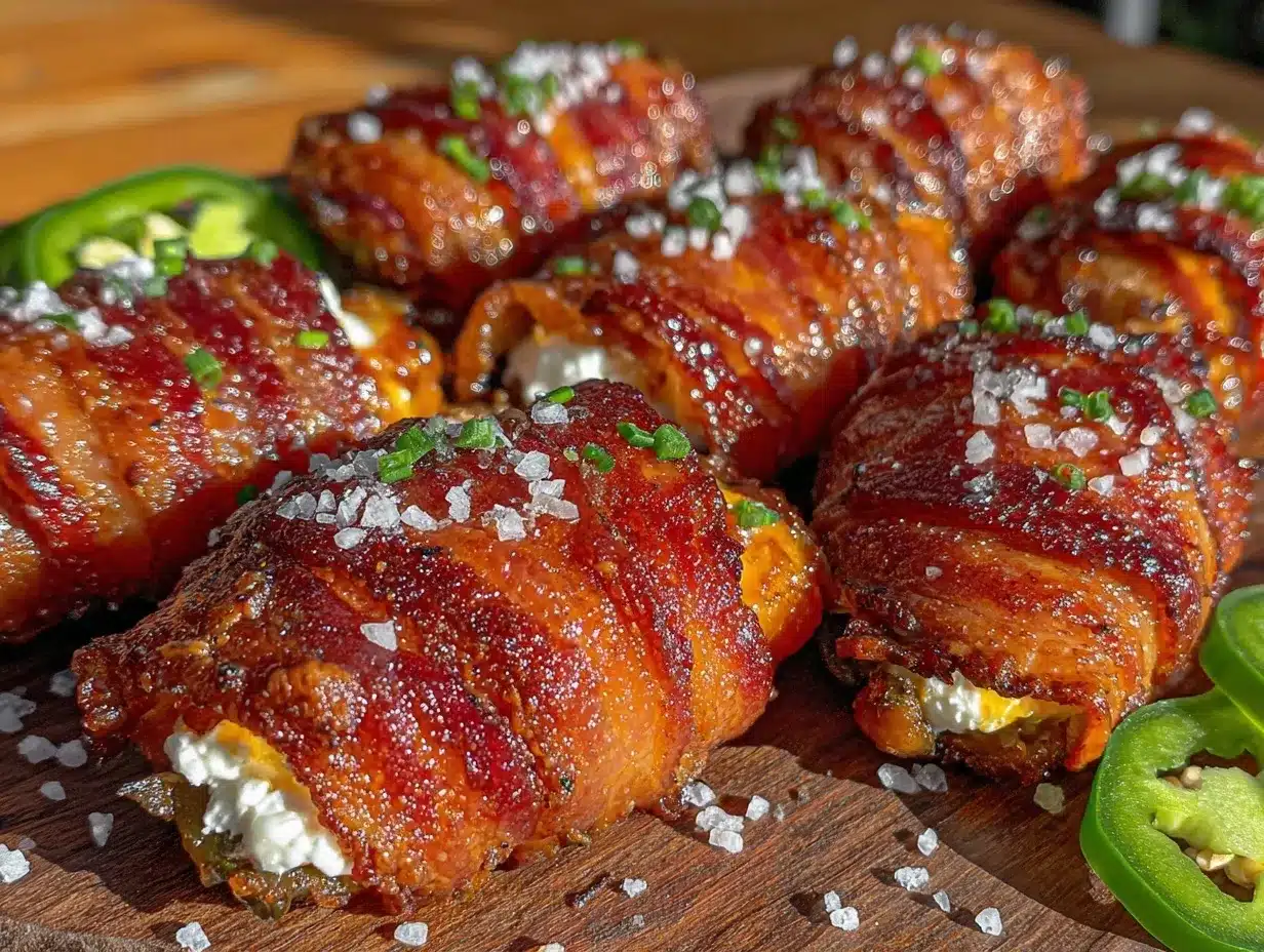 bacon-wrapped jalapeño poppers recipe preparation steps