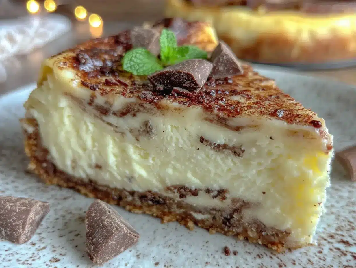 Baileys Irish Cream cheesecake preparation steps