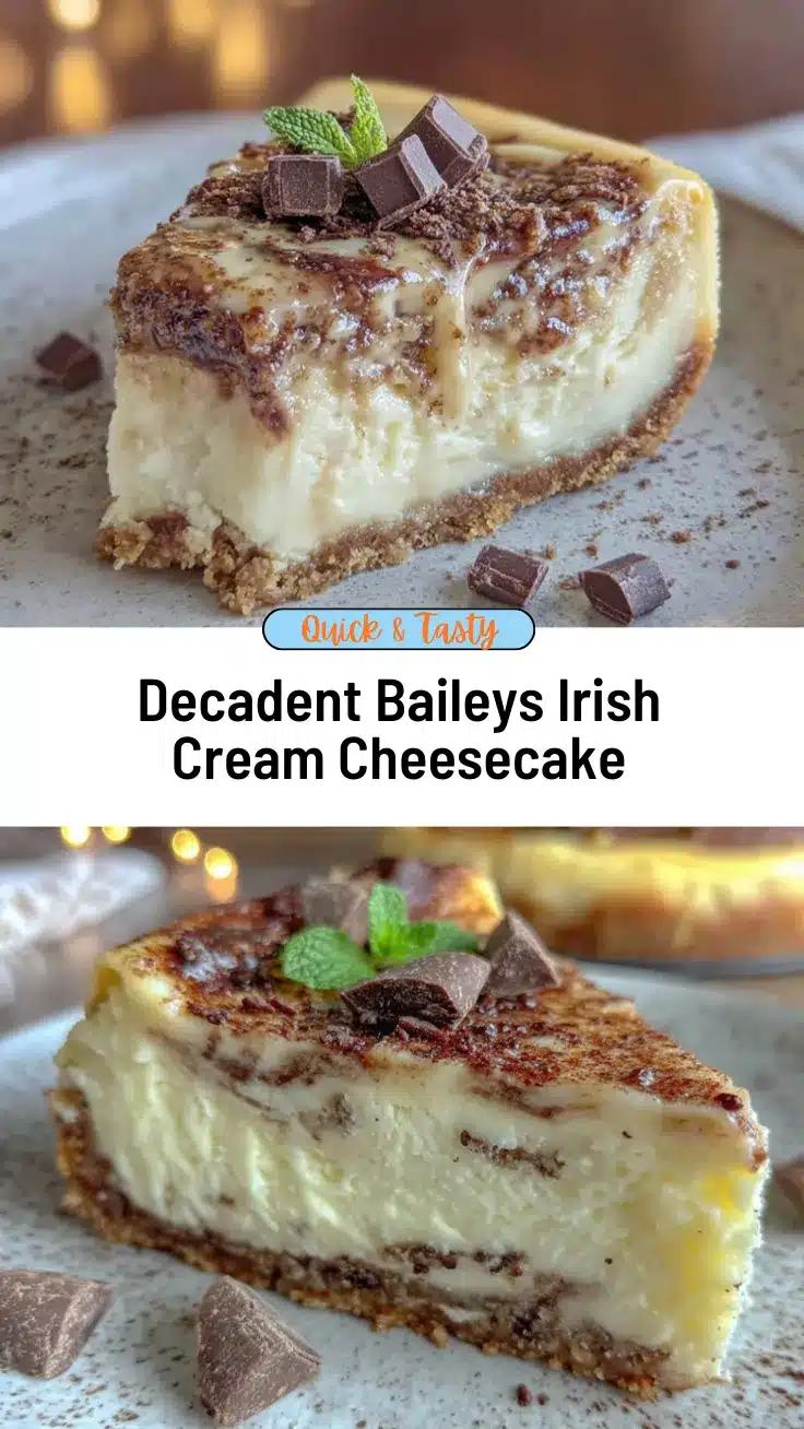 Baileys Irish Cream cheesecake recipe