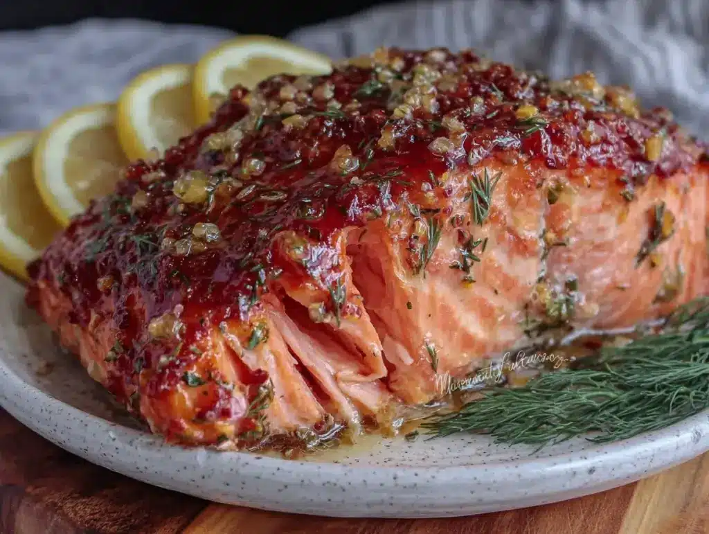 baked salmon with lemon dill - featured image