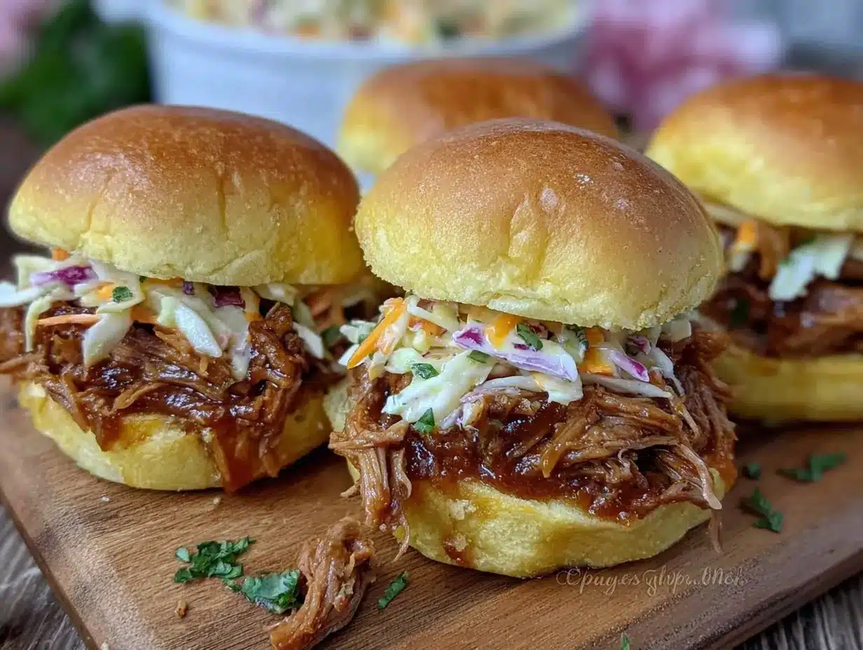 bbq pulled pork sliders preparation steps