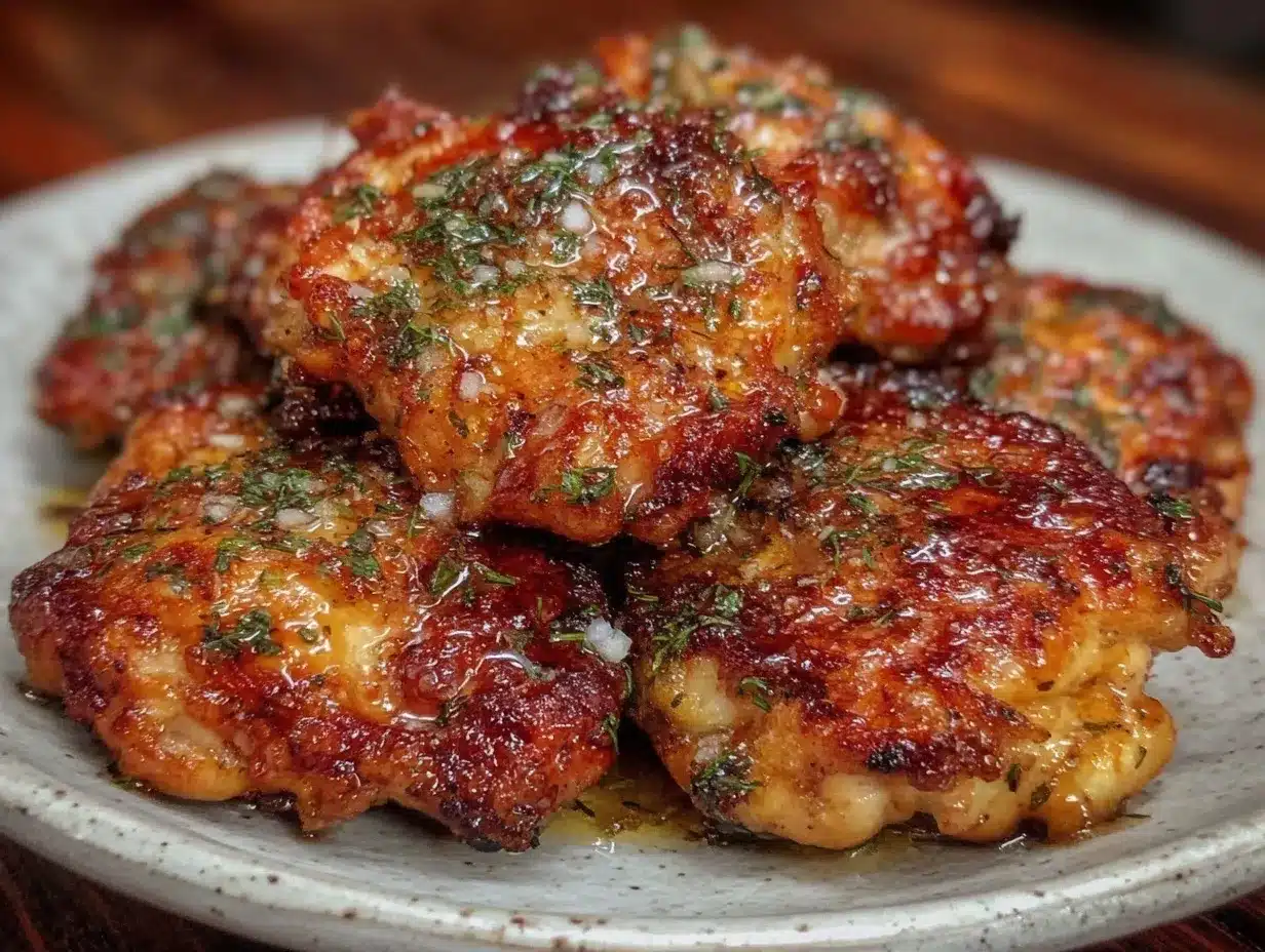 brown butter honey garlic chicken preparation steps