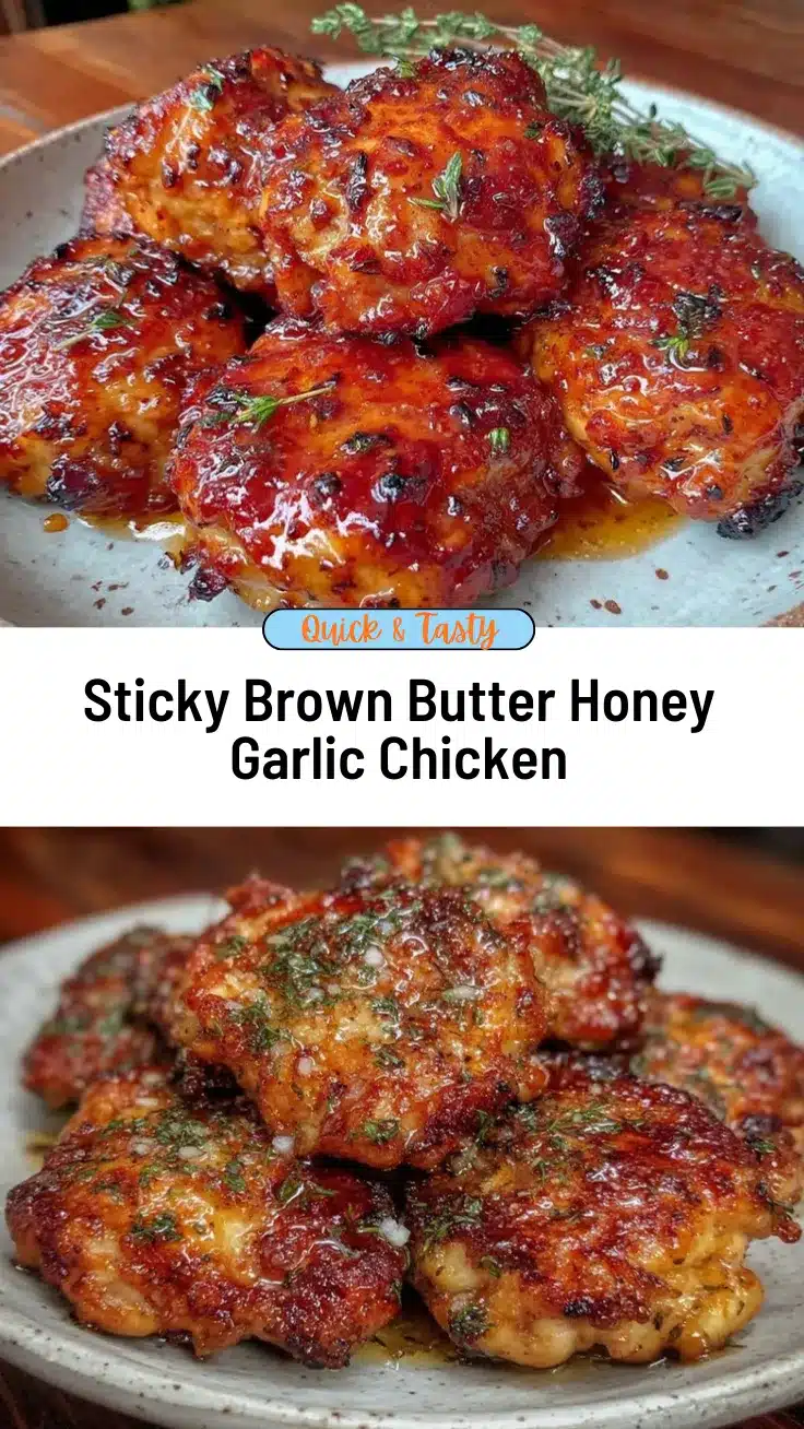 brown butter honey garlic chicken recipe
