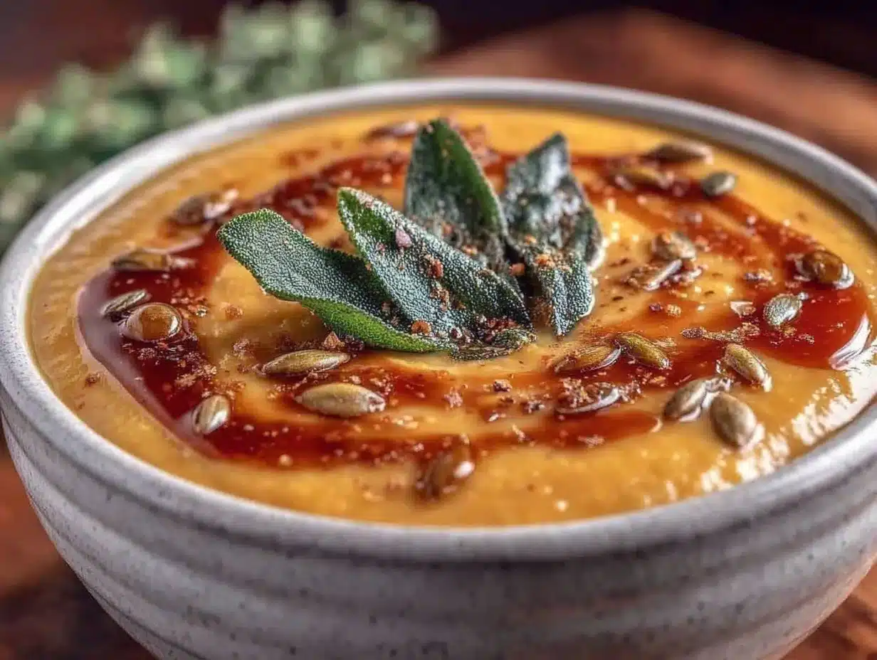 butternut squash soup recipe preparation steps