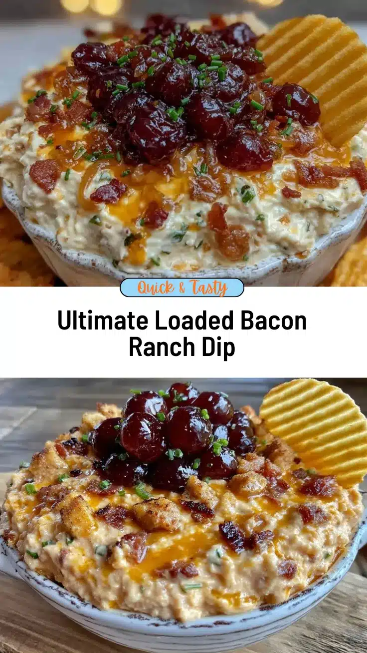caramelized onion bacon ranch dip recipe